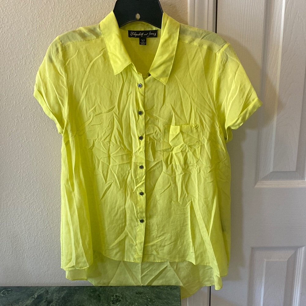 Elizabeth and James button up